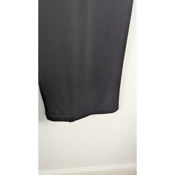 Vintage Rafael Studio Black Nylon Spandex Knit Pants Medium Made in USA pull on - Picture 6 of 10
